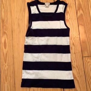 J crew striped tank top